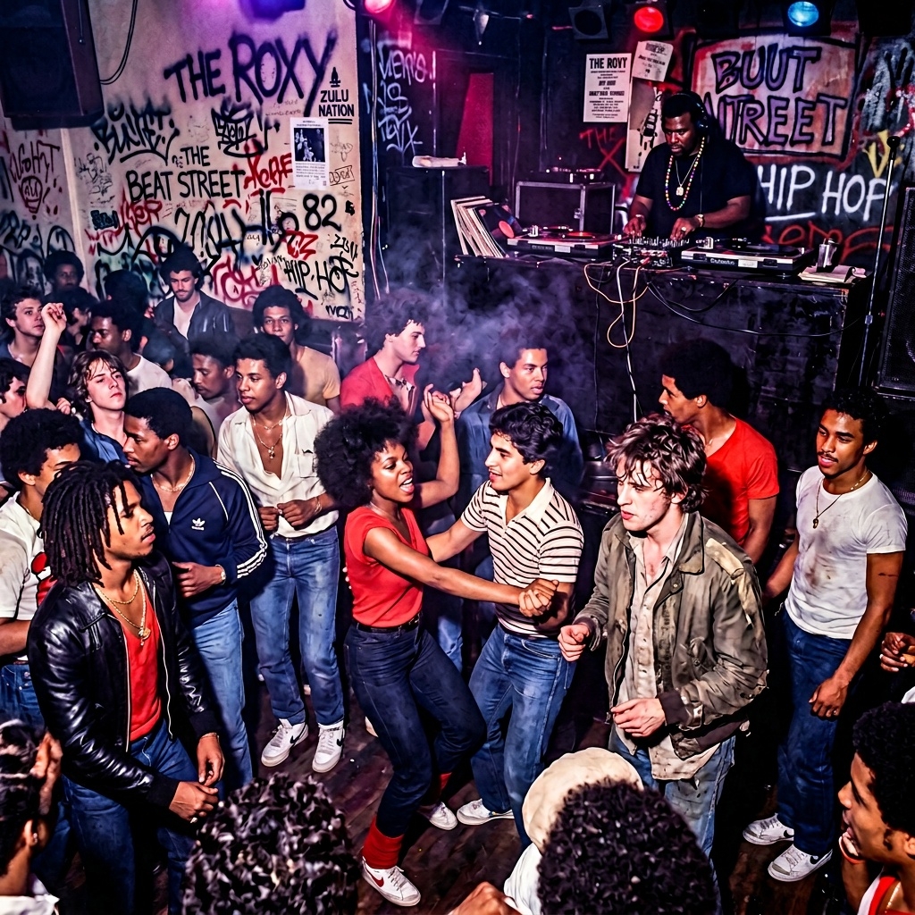 1982年の The Roxy のフロアのイメージ
