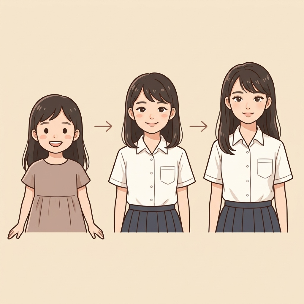 子供に教える時の段階的アプローチ図