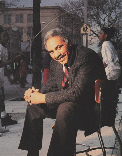 David A. Walker（NDDL創設者、ハーレムの街角にて）